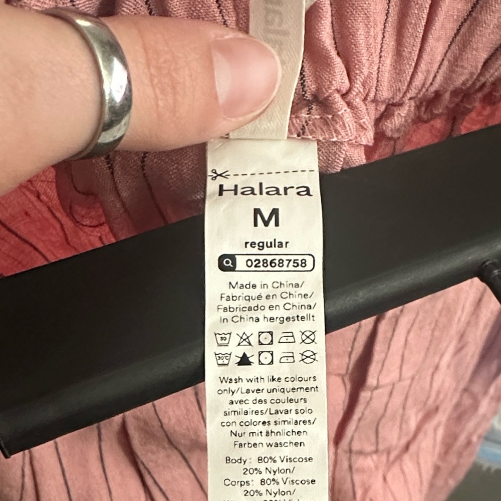 HALARA Pink Pinstripe Pants - Picture 8 of 8